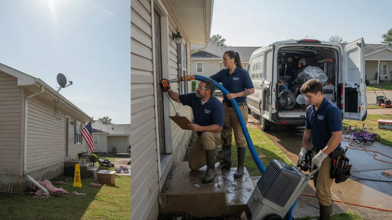 Ceiling Water Damage Restoration in Meldrim, GA near me